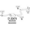 MTS 01.50474 Middle Silencer